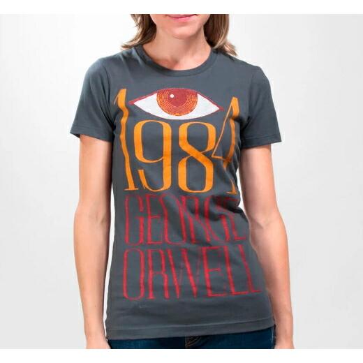 [Out of Print] George Orwell   1984 Tee (Heavy Metal) (Womens)