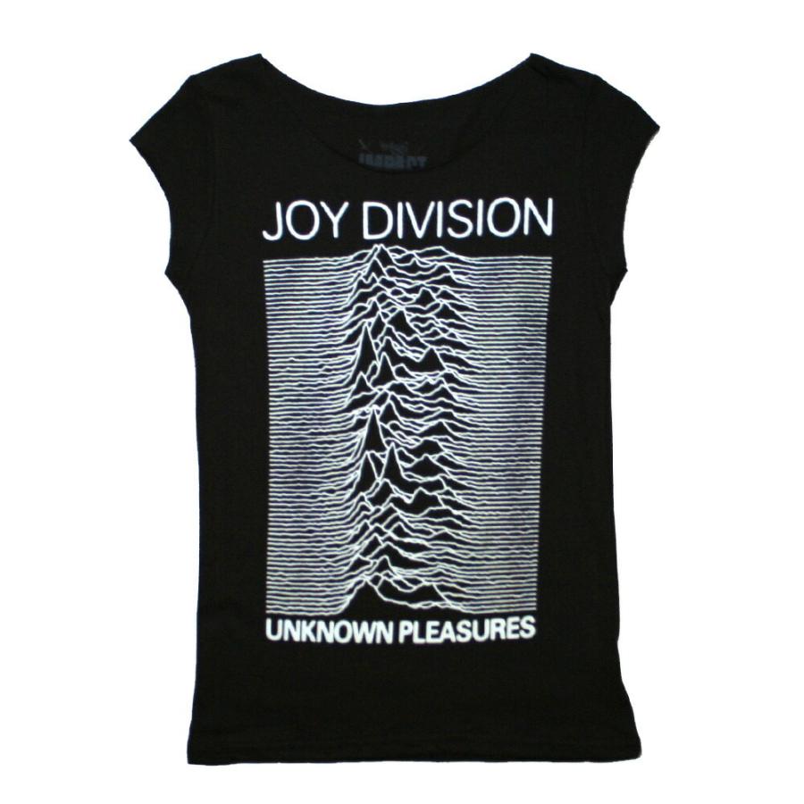 Joy Division / Unknown Pleasures Cut Tee (Black) (Womens) - ジョイ・ディヴィジョン Tシャツ｜rudie