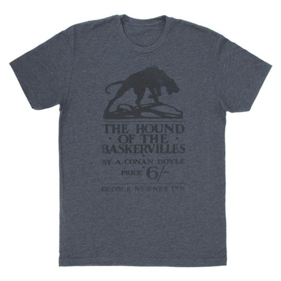 [Out of Print] Arthur Conan Doyle / The Hound of the Baskervilles Tee (Charcoal)｜rudie
