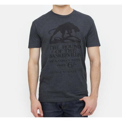 [Out of Print] Arthur Conan Doyle / The Hound of the Baskervilles Tee (Charcoal)｜rudie｜02