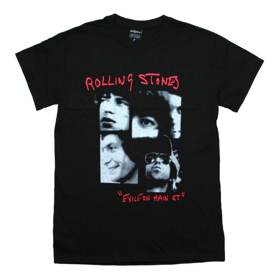 The Rolling Stones / Exile on Main St. Tee 2 (Black) - ザ・ローリング・ストーンズ Tシャツ メイン・ストリートのならず者｜rudie