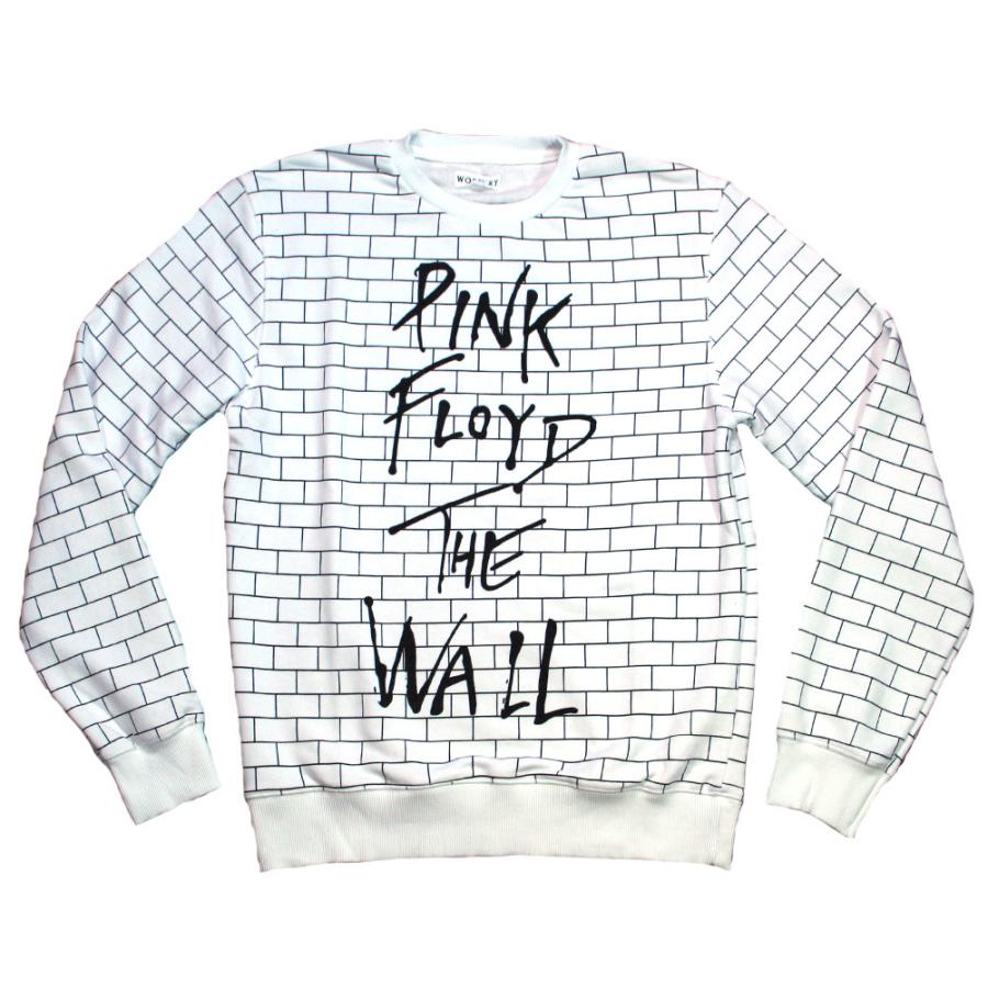 Worn By] Pink Floyd / The Wall Sweatshirt (White) - ピンク 