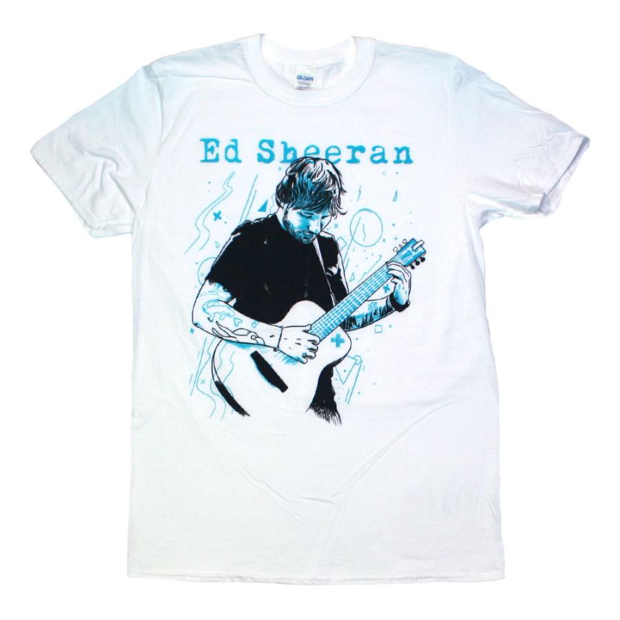 Ed Sheeran / Portrait Tee (White) - エド・シーラン Tシャツ 