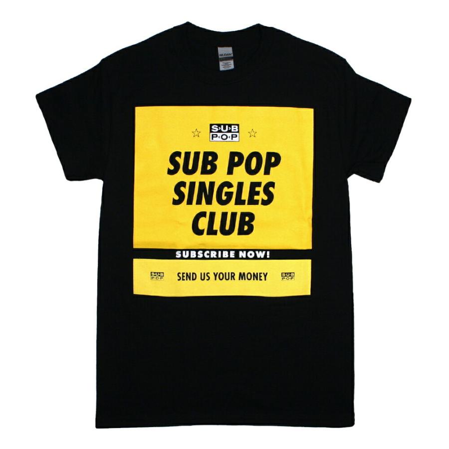 Sub Pop Records / Sub Pop Singles Club Tee (Black)｜rudie