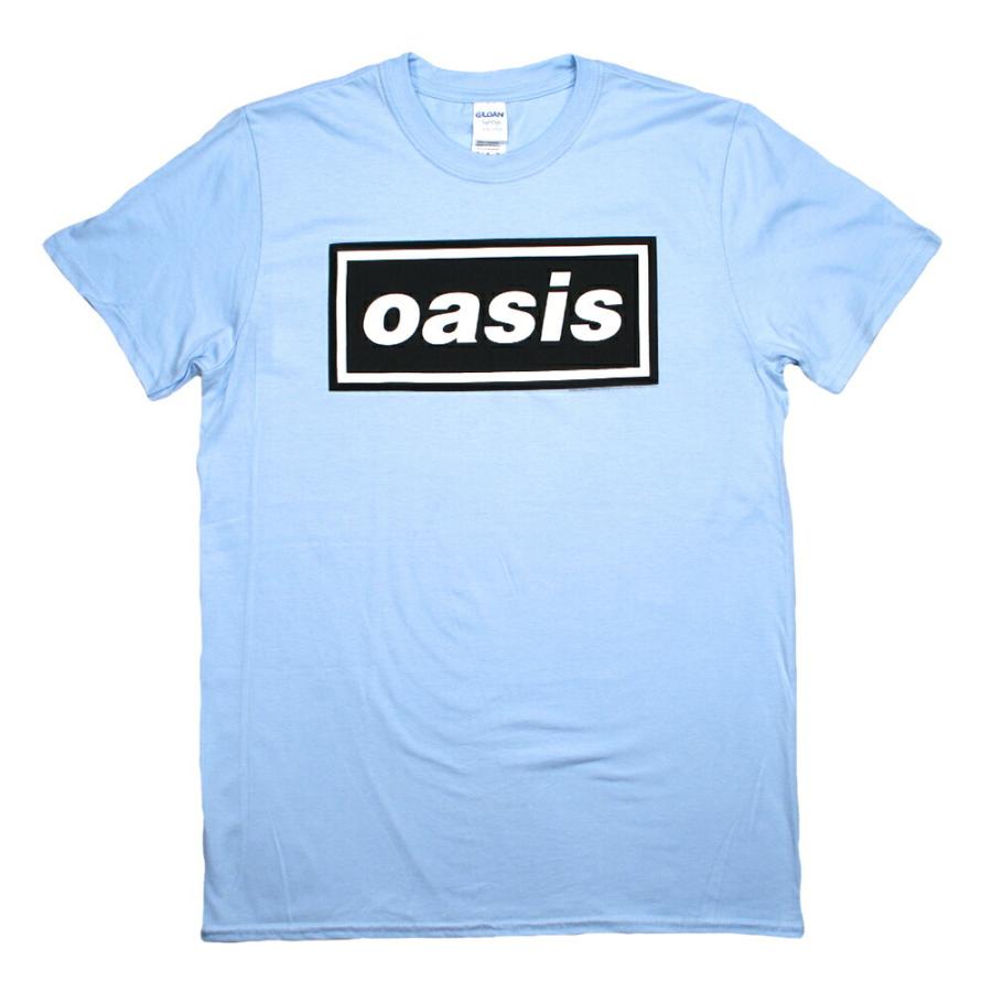 Oasis / Decca Logo Tee 7 (Light Blue)｜rudie