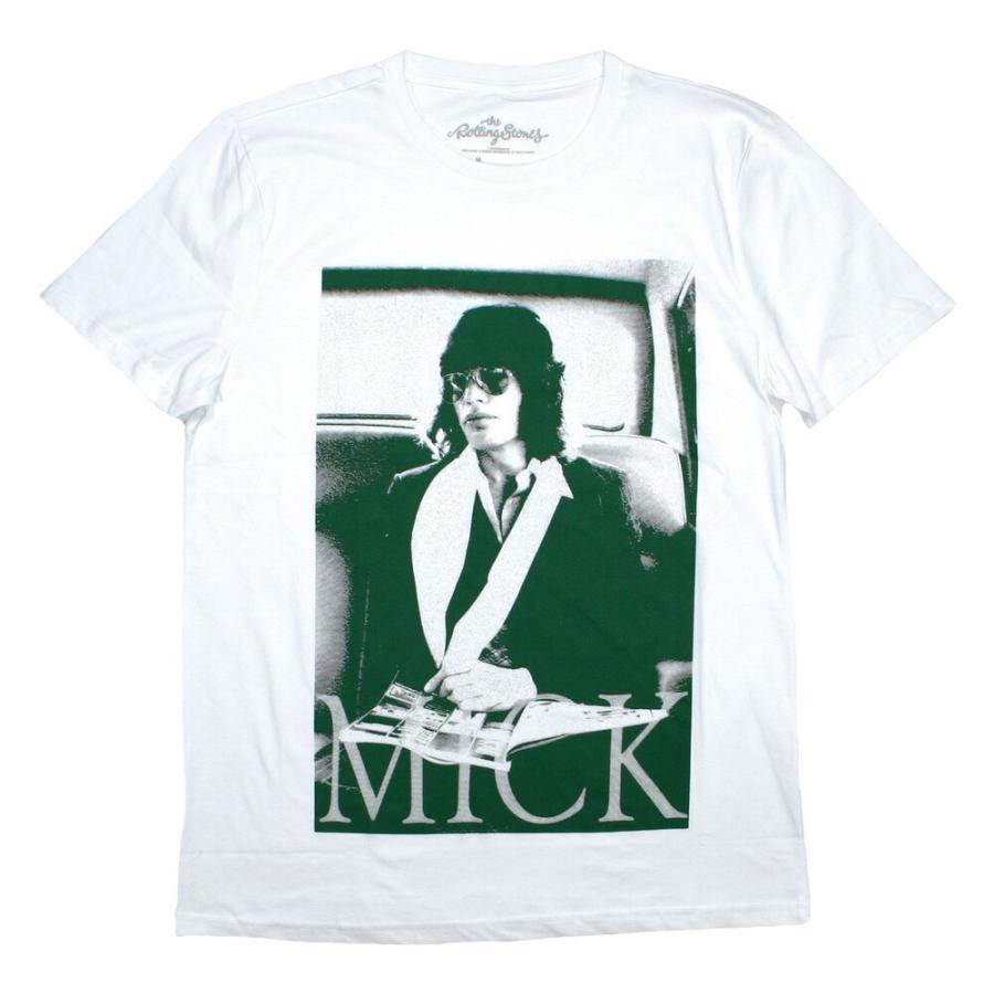 The Rolling Stones / Mick Jagger Photo Tee 1 (White) - ザ 