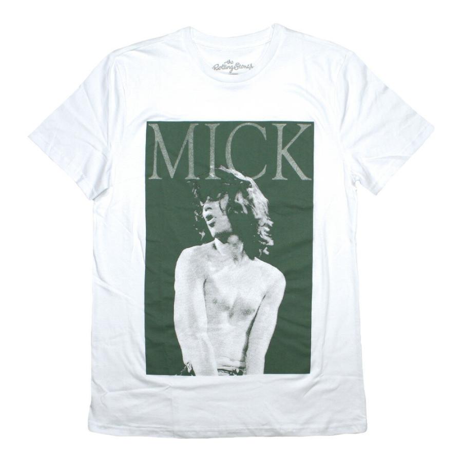 The Rolling Stones / Mick Jagger Photo Tee 2 (White) - ザ