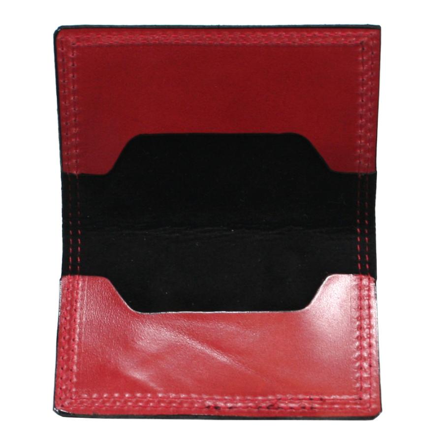 [Moody Leather] Leather Wallet (Ruby Red / Black) - ムーディー・レザー・ウォレット｜rudie｜02