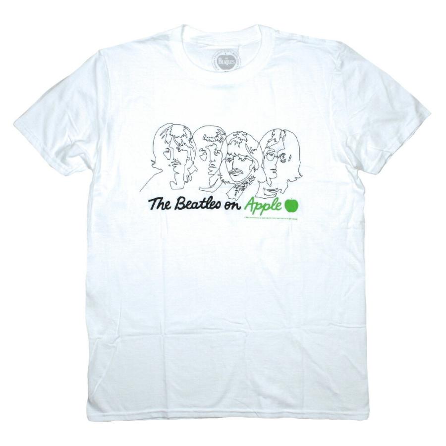 The Beatles / The Beatles on Apple Tee (White) - ザ・ビートルズ Tシャツ :10003863
