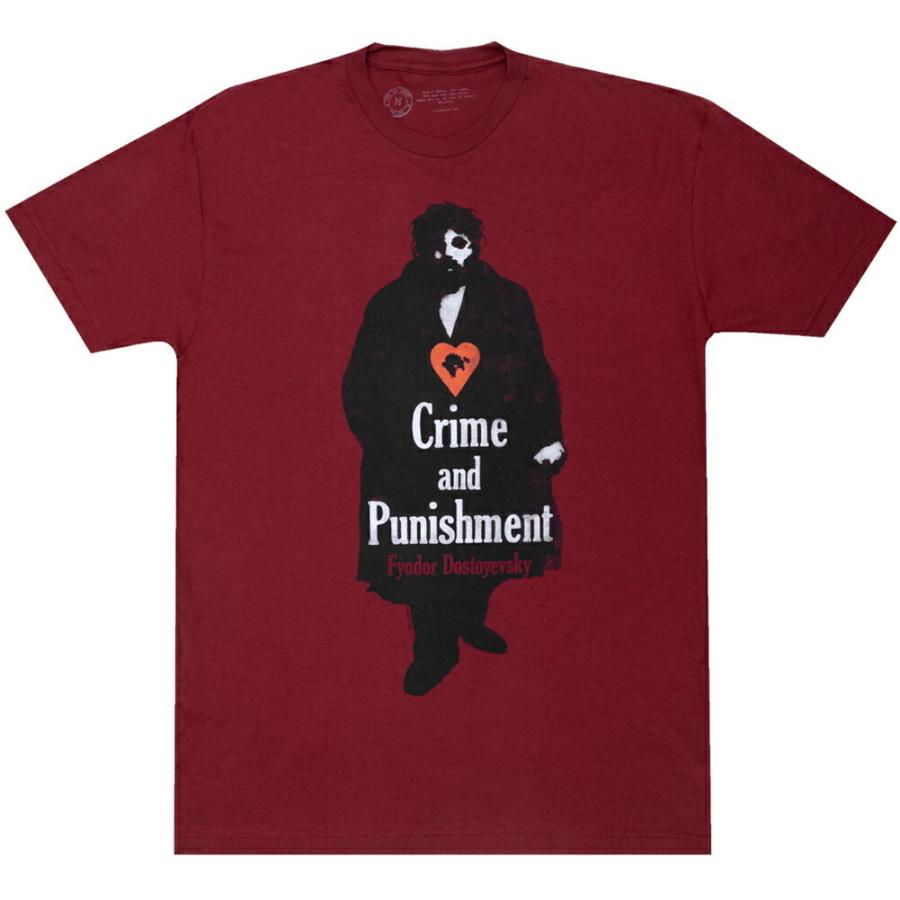 Out Of Print Fyodor Dostoyevsky Crime And Punishment Tee Cardinal Red フョードル ドストエフスキー 罪と罰 Tシャツ Rudie 通販 Yahoo ショッピング