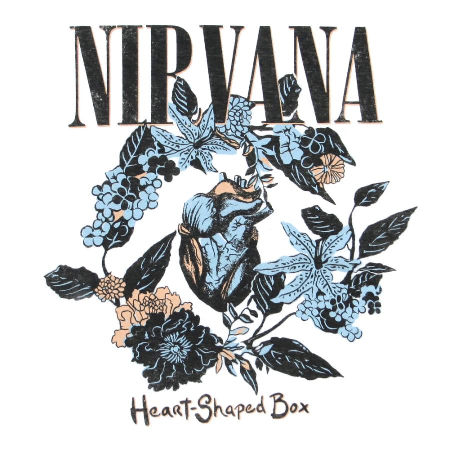 Nirvana / Heart-Shaped Box Tee (White) - ニルヴァーナ Tシャツ