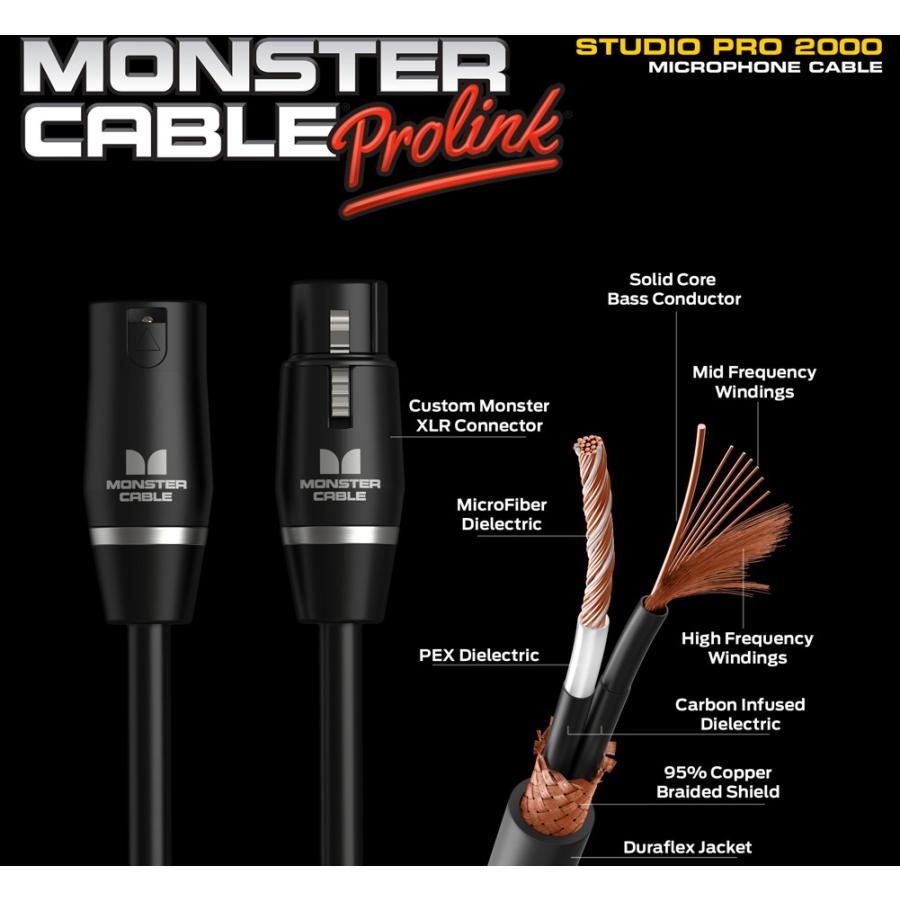 [MONSTER CABLE] SP2000-M-20 (XLR / 6m) - [ モンスター・ケーブル ] マイクロフォン・ケーブルの画像
