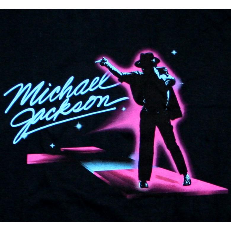 Michael Jackson / Neon Tee (Black) - マイケル・ジャクソン Tシャツ