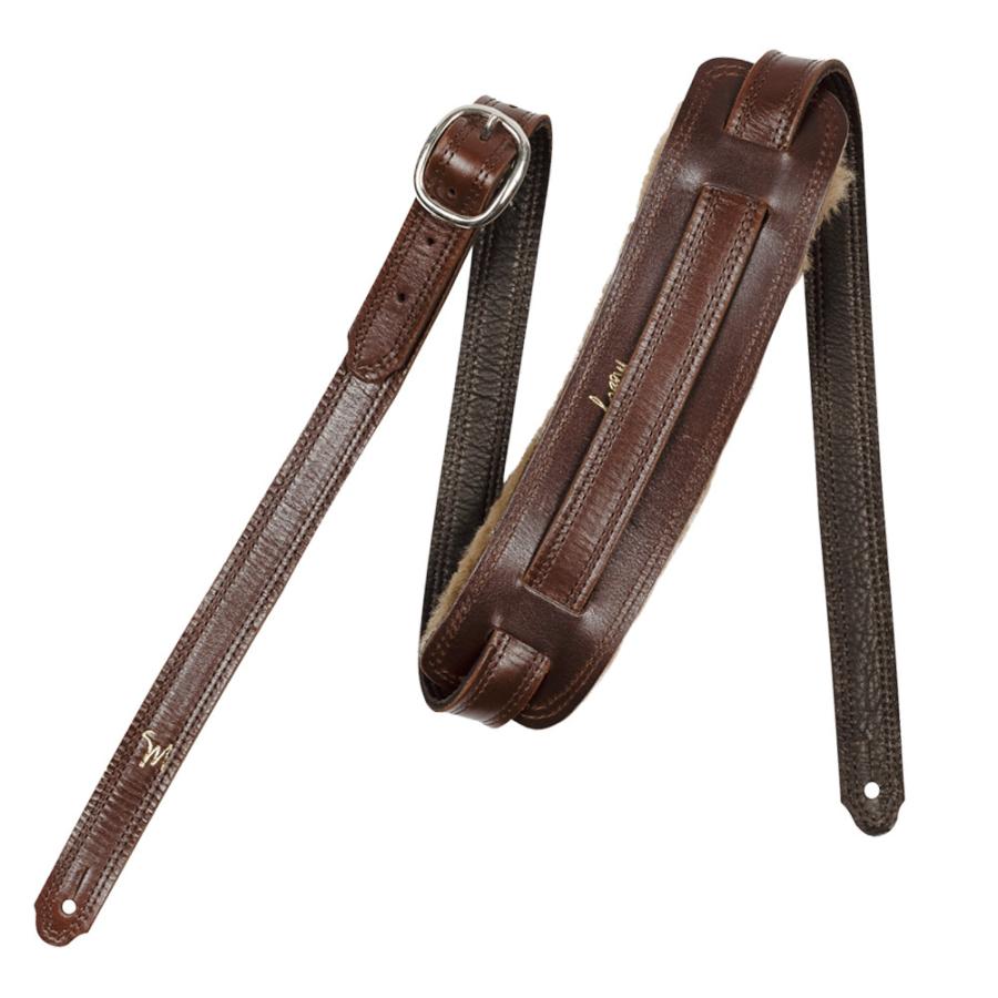 Moody Leather] Sheepskin Guitar Strap [Standard / 1