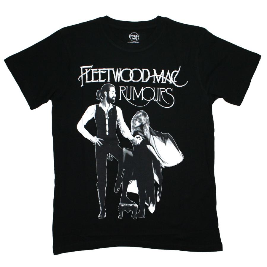 Fleetwood Mac / Rumours Tee 2 (Black) - フリートウッド・マック Tシャツ｜rudie