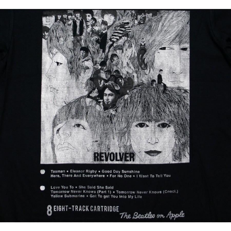 The Beatles / Revolver Tee 8 (Black) - ザ・ビートルズ Tシャツ 