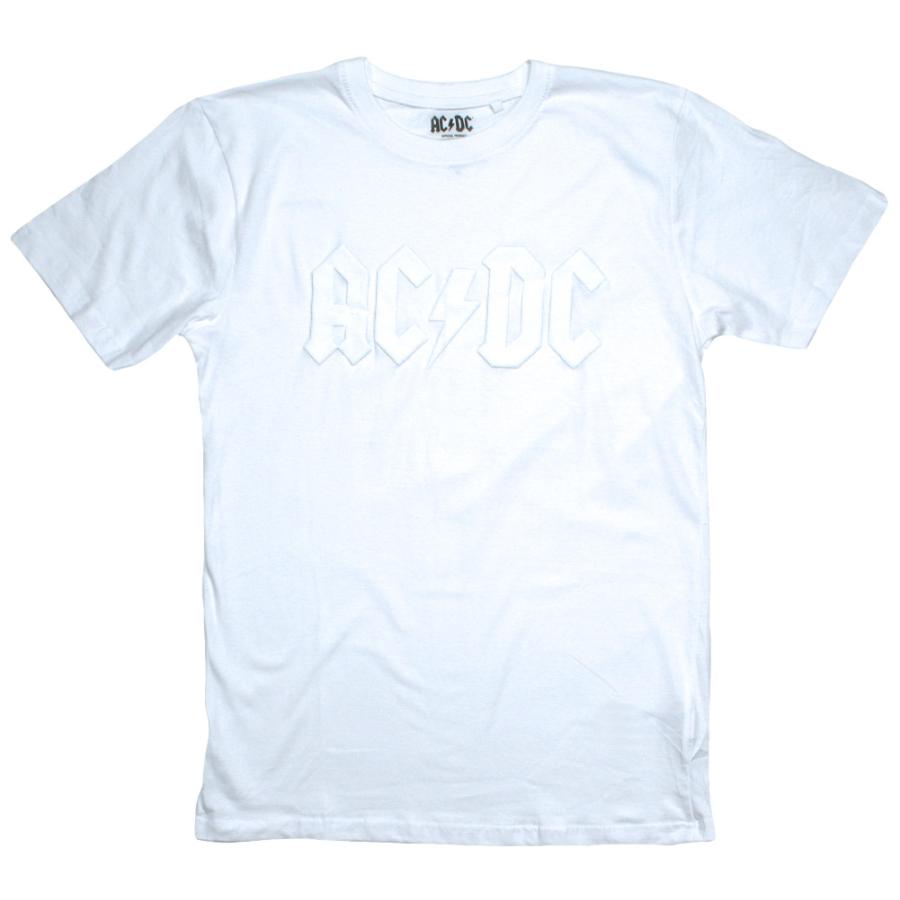AC/DC / Logo Tee 2 (Hi-Build) (White) Tシャツ : Rudy&Co.Yahoo!店 - 通販 ...