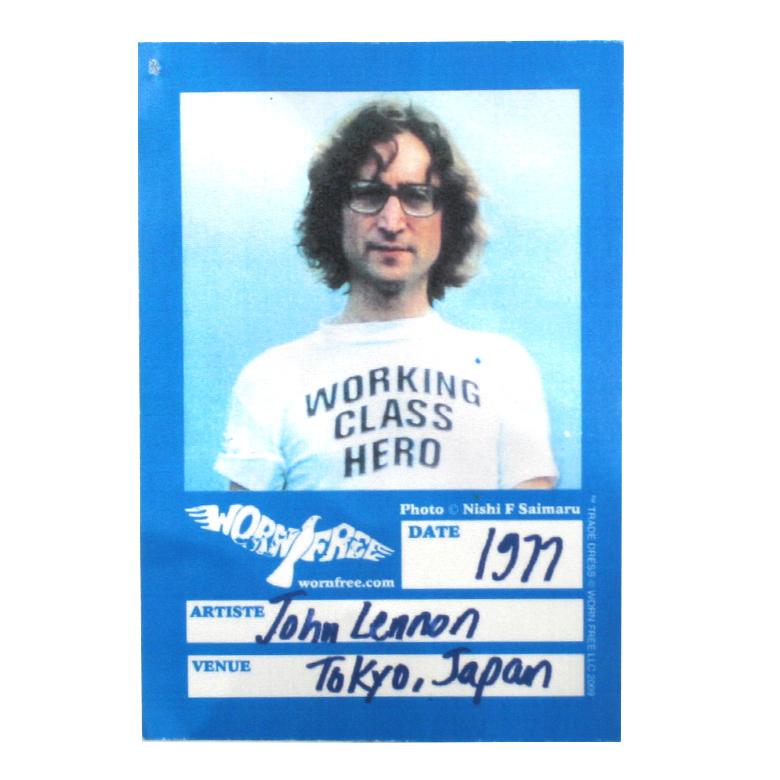 T-shirt John Lennon 'Working Class Hero' - Taille M, Neuf Avec étiquettes, Idéal Fan Beatles