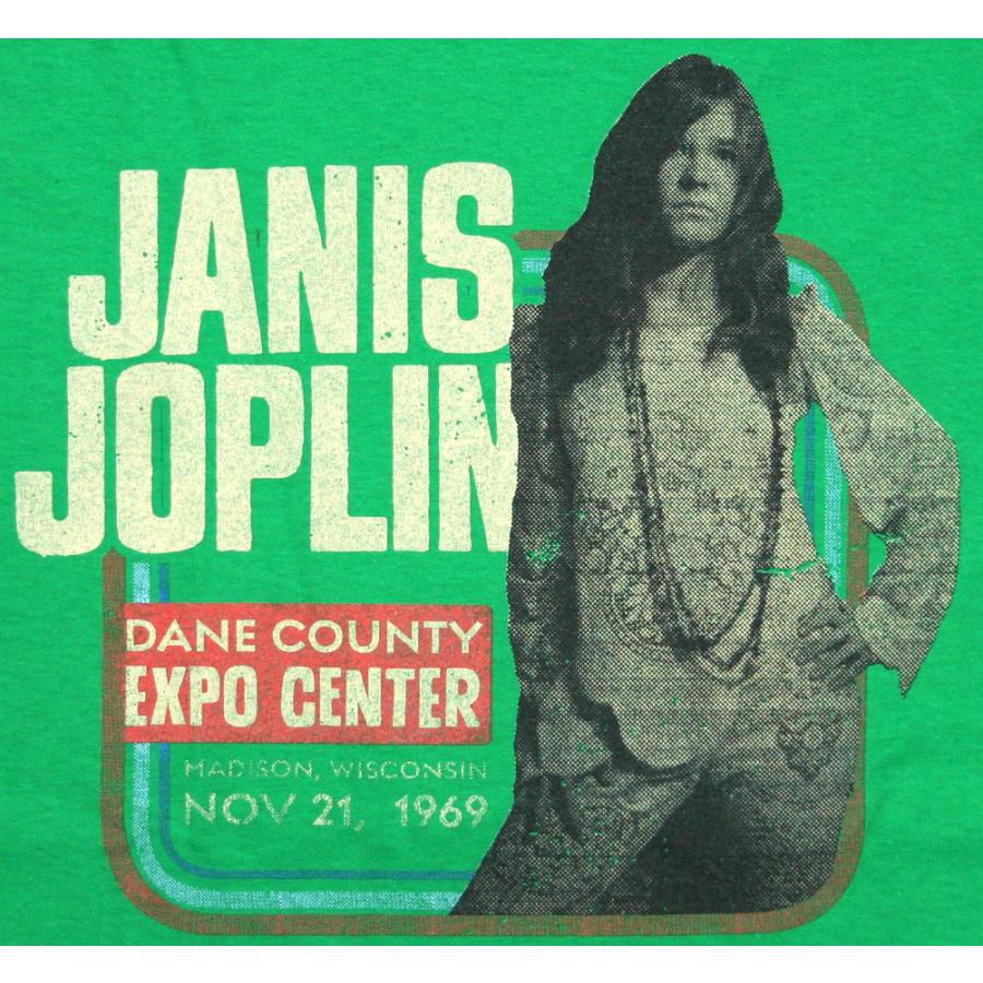 Janis Joplin / Dane County Coliseum Tee (Green) ジャニス・ジョプリン Tシャツ