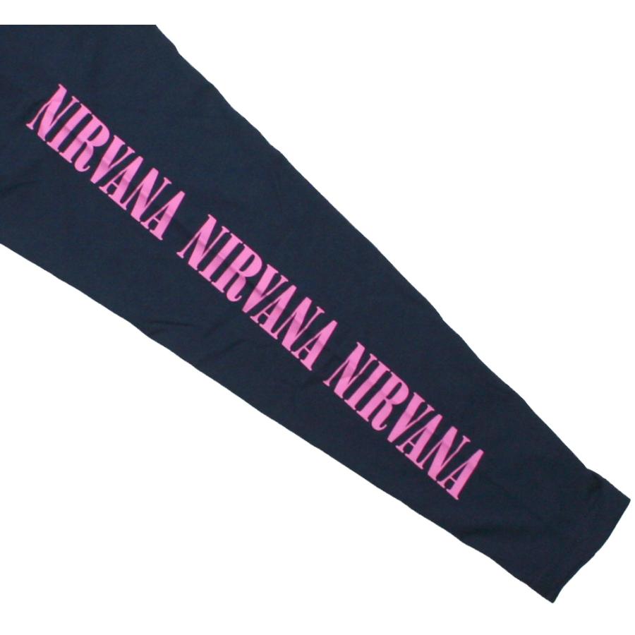 Nirvana / In Utero Long Sleeve Tee (Navy Blue) - ニルヴァーナ 
