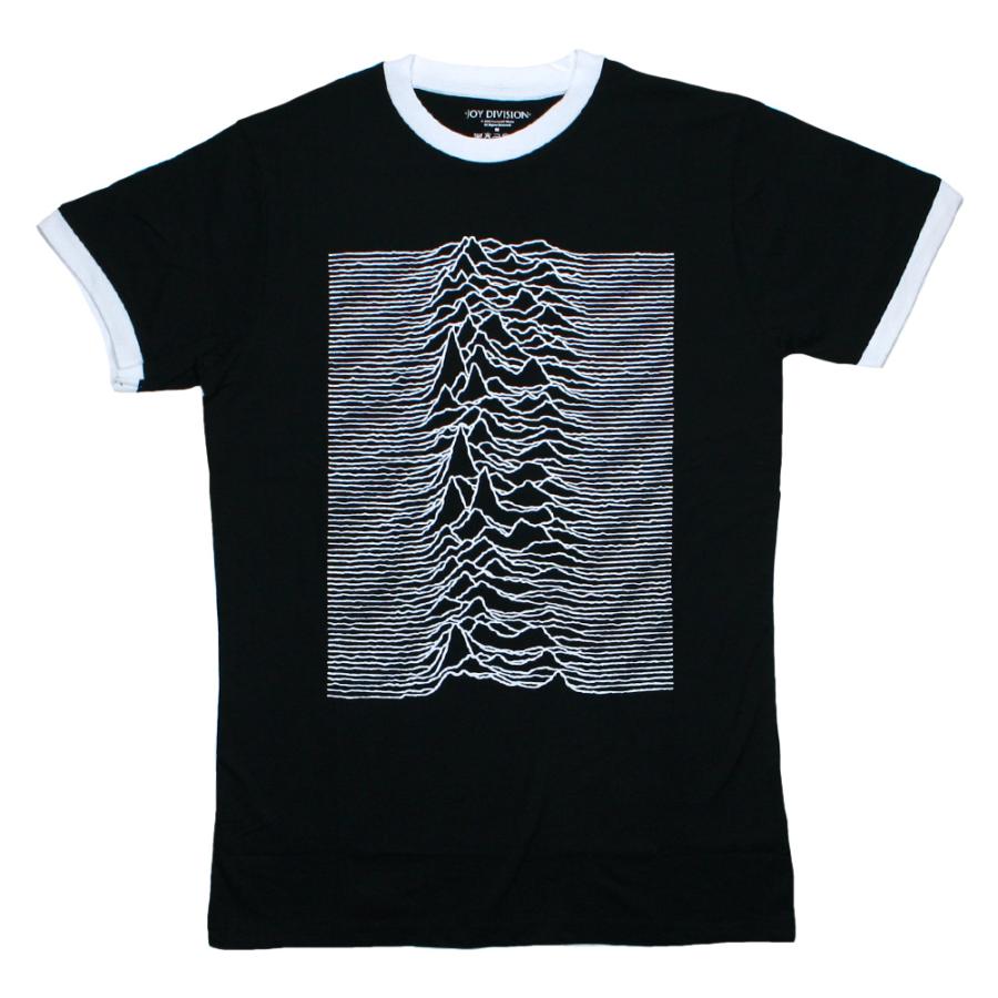 Joy Division T Shirt Space Unknown Pleasures Gradient Logo Ufficiale Uomo Bianca Size L