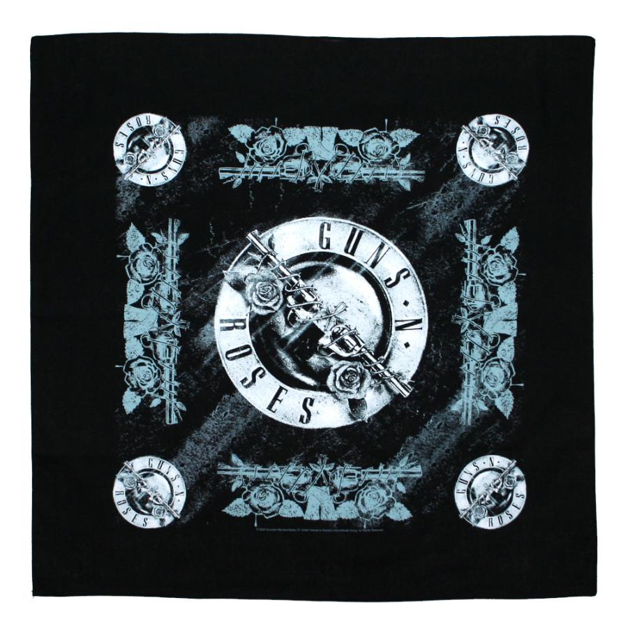 Guns N' Roses / Logo Bandanna (Black) - ガンズ・アンド・ローゼズ