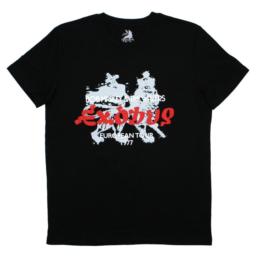Bob Marley and the Wailers / Exodus Tour Tee (Black) - ボブ 
