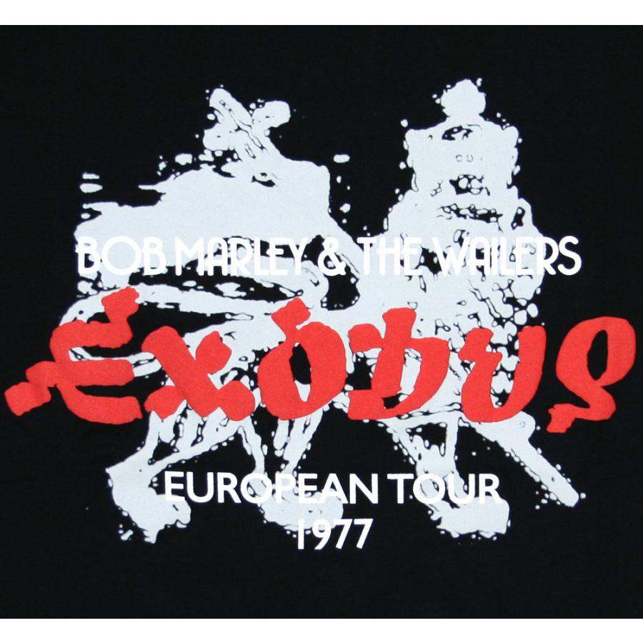 Bob Marley and the Wailers / Exodus Tour Tee (Black) - ボブ 