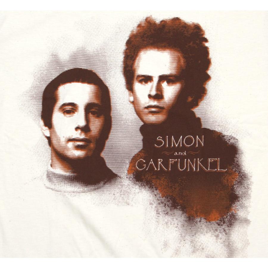 Simon & Garfunkel / Portrait Tee (Natural) - サイモン