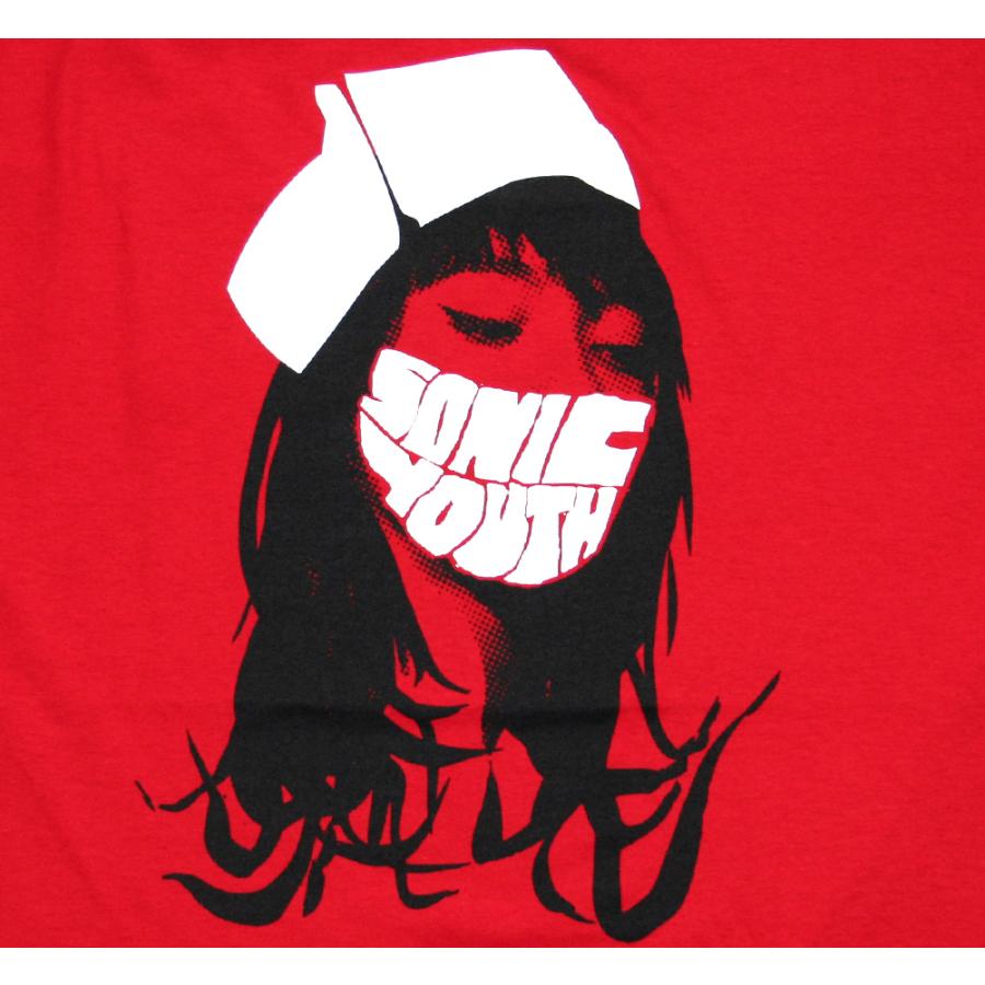 Sonic Youth / Nurse Tee 3 (Red) - ソニック・ユース Tシャツ