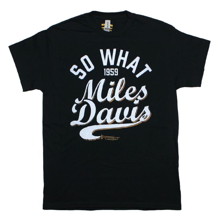 Miles Davis / So What Tee 5 (Black) - マイルス・デイヴィス Tシャツ