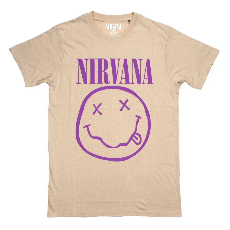 Nirvana / Smile Tee 17 (Sand) - ニルヴァーナ Tシャツ : Rudy&Co 