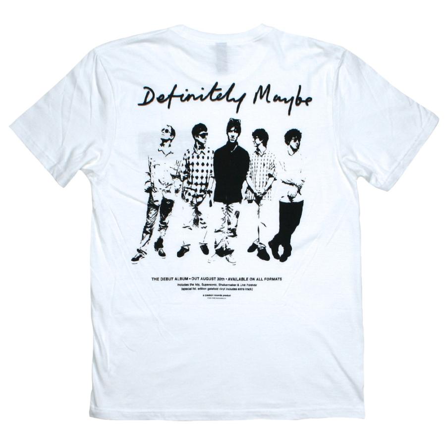Oasis / Definitely Maybe Tee 6 (White) - オアシス Tシャツ