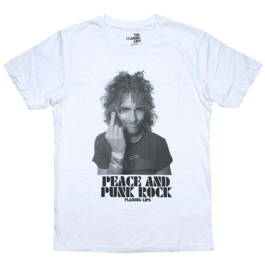 The Flaming Lips / Peace And Punk Rock Tee 2 (White The Flaming Lips / Peace And Punk Rock Tee 2 (White