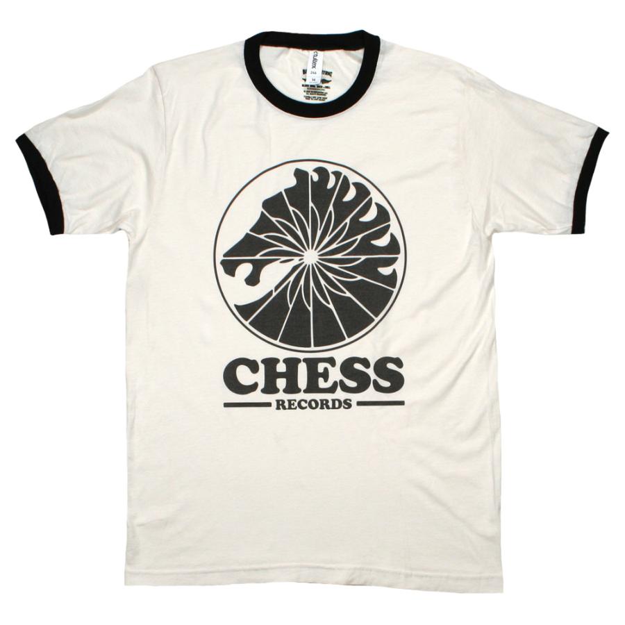 Chess Records / Knight Ringer Tee 2 (Vintage White/Black) - チェス