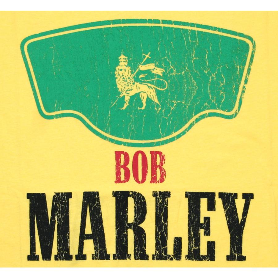 Bob Marley / Vintage Label Tee (Yellow) - ボブ・マーリー Tシャツ