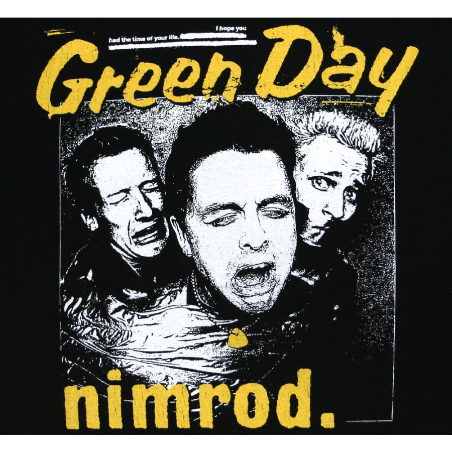Green Day / Nimrod Tee 4 (Black) - グリーン・デイ Tシャツ 