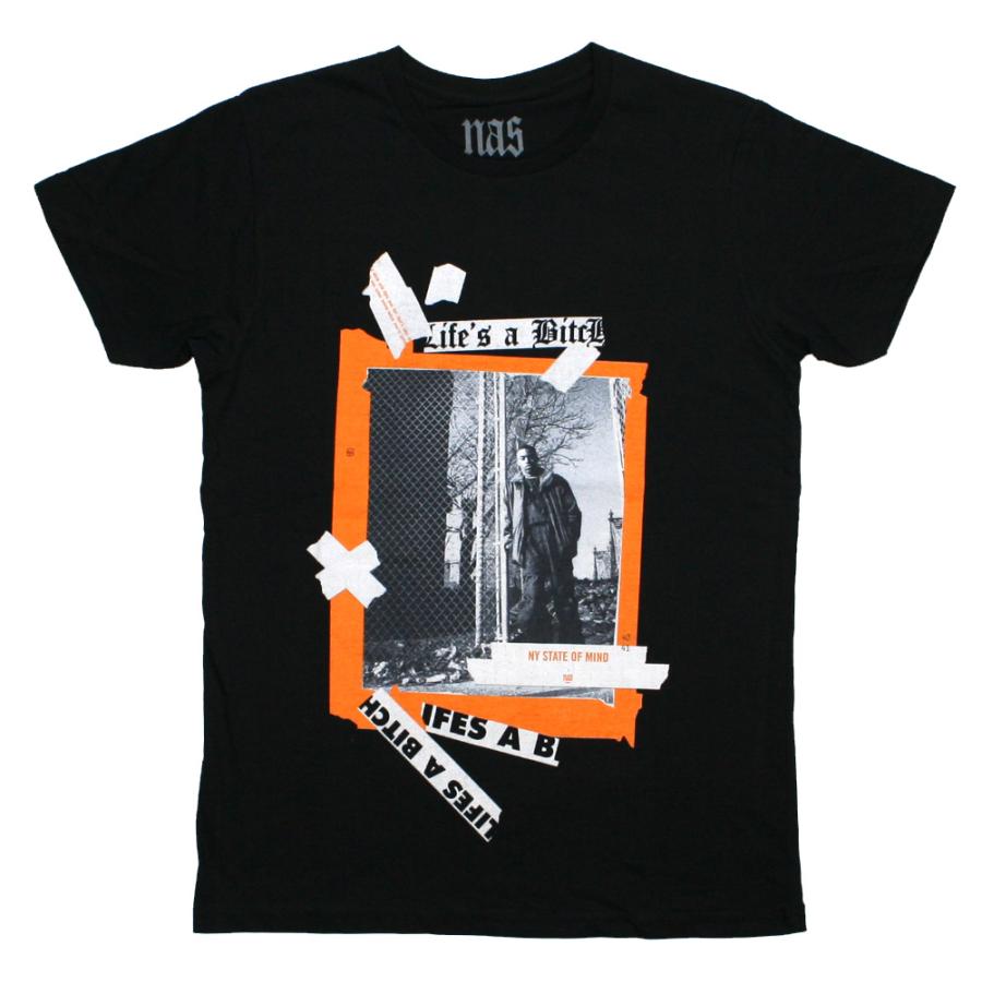Nas / Life's a Bitch Tour Tee (Black) - ナズ Tシャツ : Rudy&Co