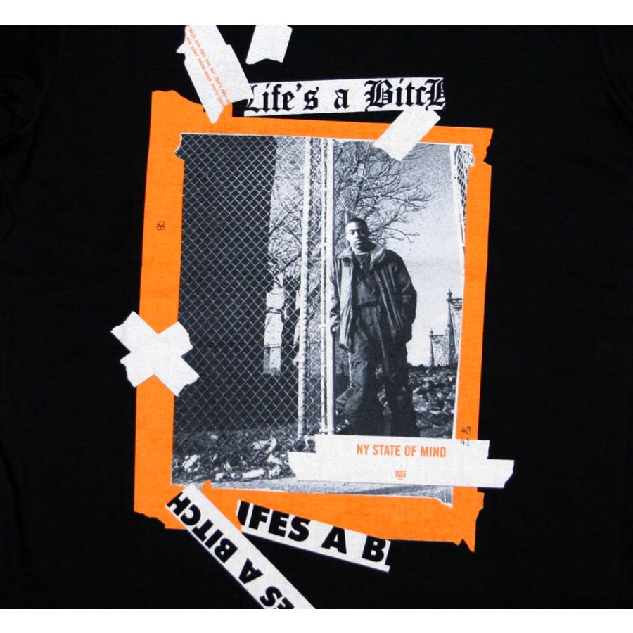 Nas / Life's a Bitch Tour Tee (Black) - ナズ Tシャツ : Rudy&Co