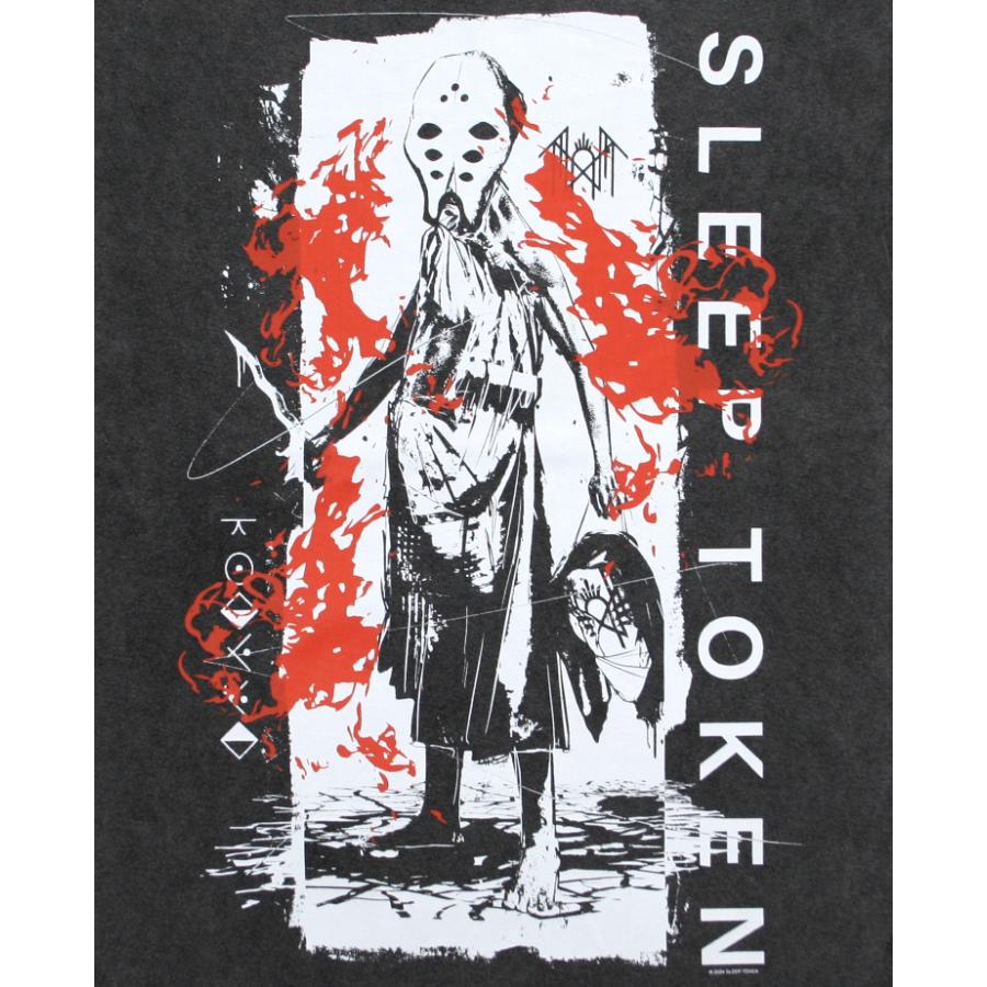 Sleep Token / Euclid Stone Wash Tee (Charcoal Grey) - スリープ