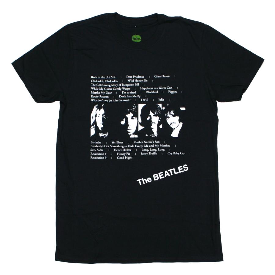 The Beatles / BEATLES (The White Album) Tee 3 (Black) - ザ