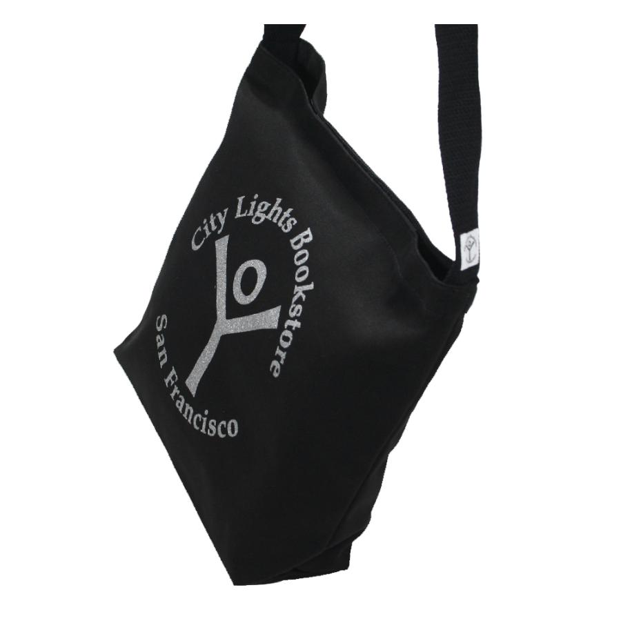 City Lights Bookstore] Logo Shoulder Bag 3 (Black) - シティ