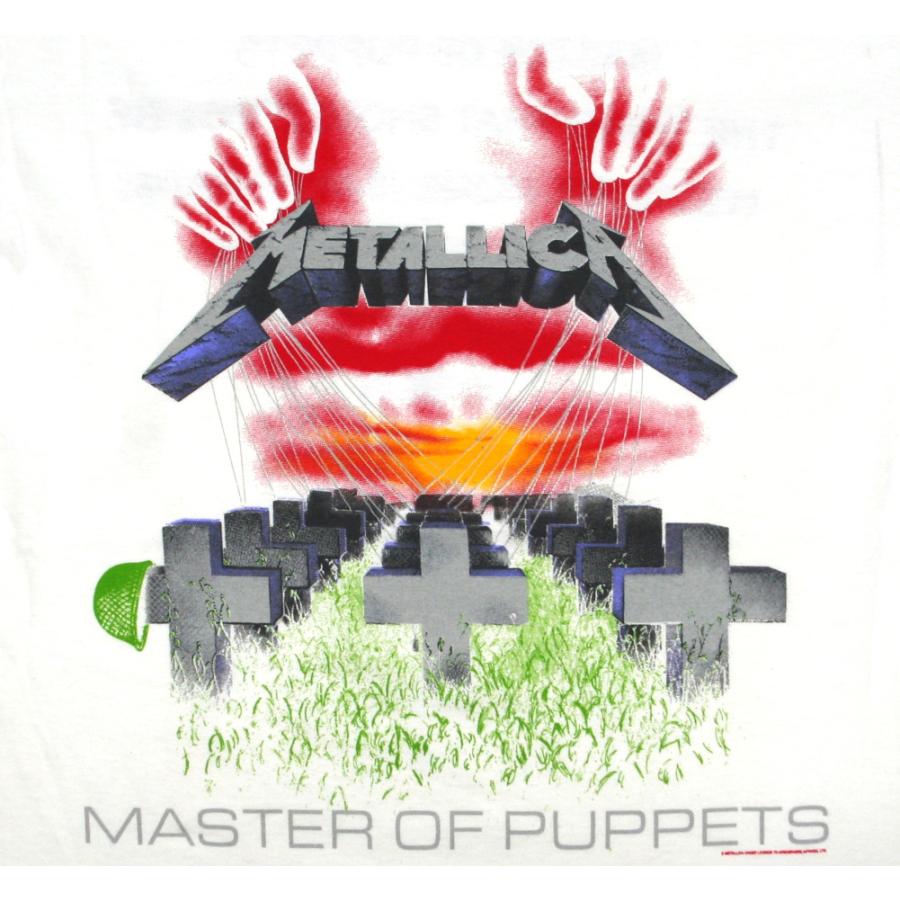 Metallica / Master of Puppets Tee 5 (White) - メタリカ Tシャツ