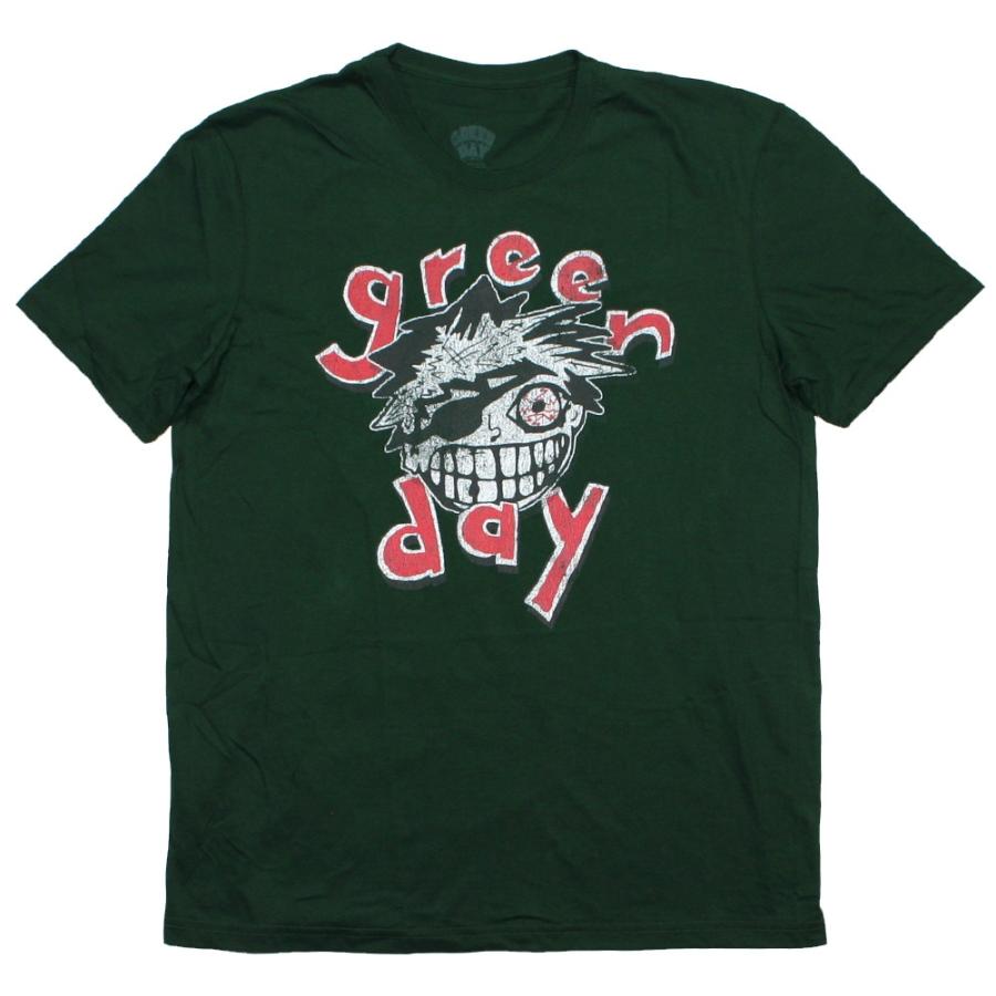 Green Day / One Eyed Bastard Tee (Green) - グリーン・デイ Tシャツ