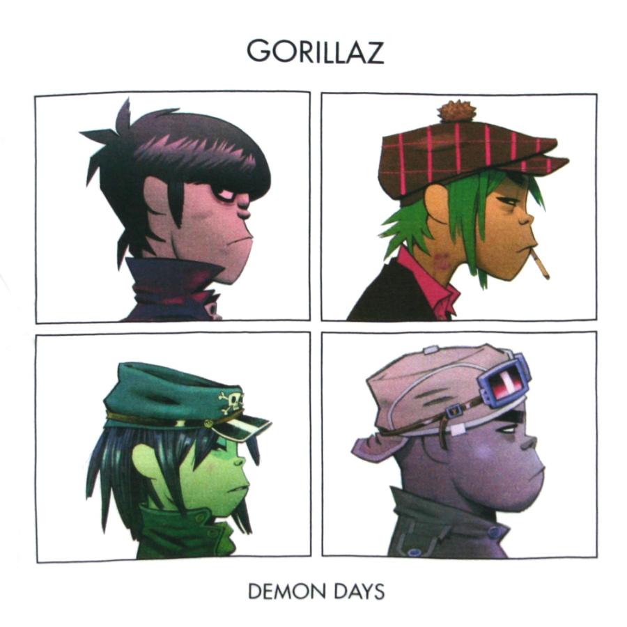 Gorillaz / Demon Days Womens Tee 3 (White) - ゴリラズ Tシャツ 