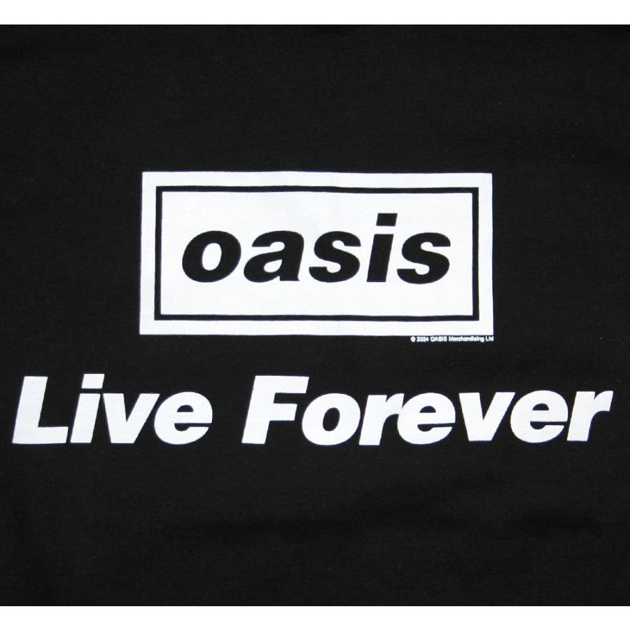 Oasis / Live Forever Hoodie (Black) - オアシス パーカ : Rudy&Co