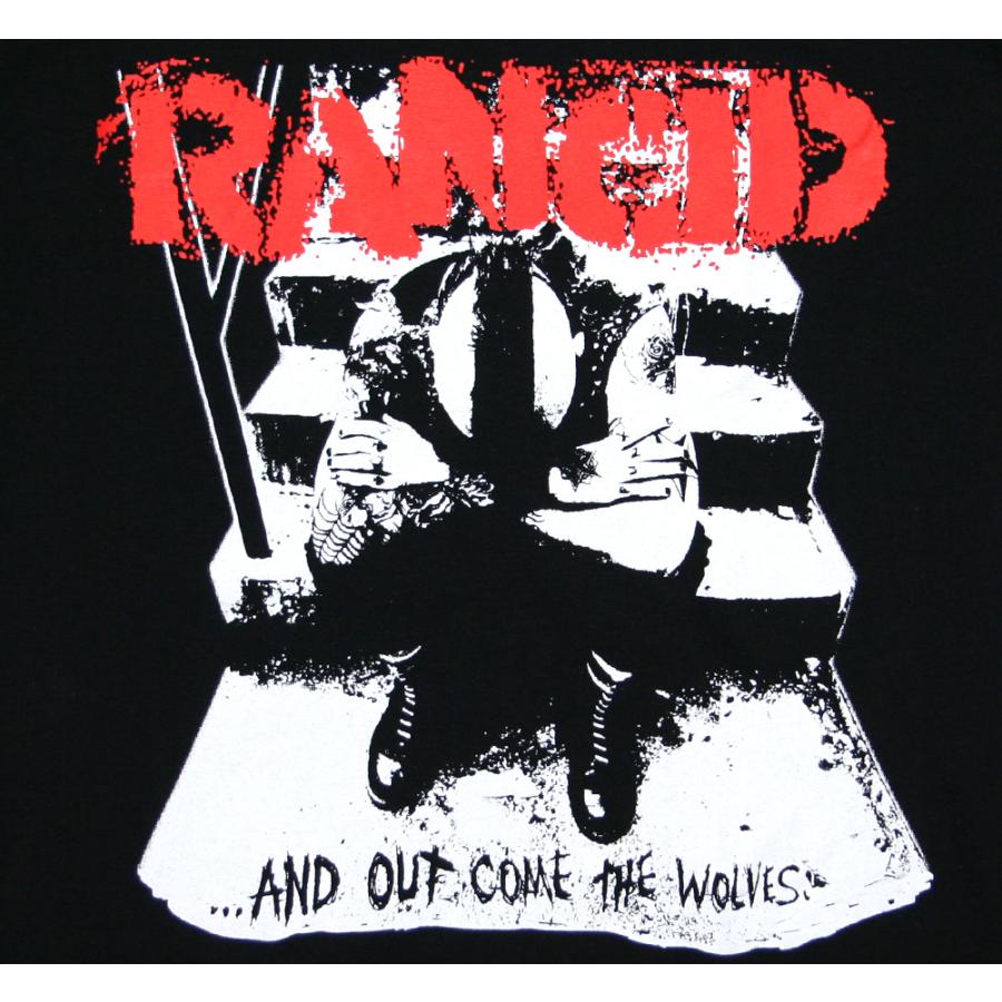 Rancid / ...And Out Come the Wolves Tee 4 (Black) - ランシド T 