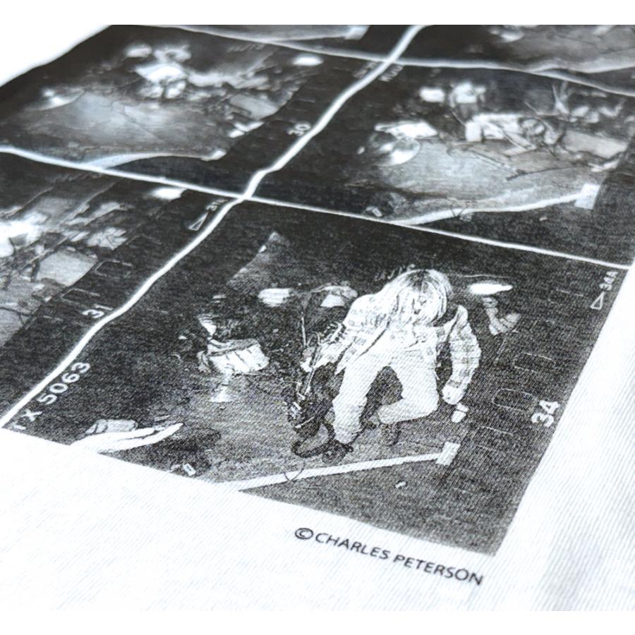 Charles Peterson] Nirvana / Live at Raji's - Drum Crash Tee 1
