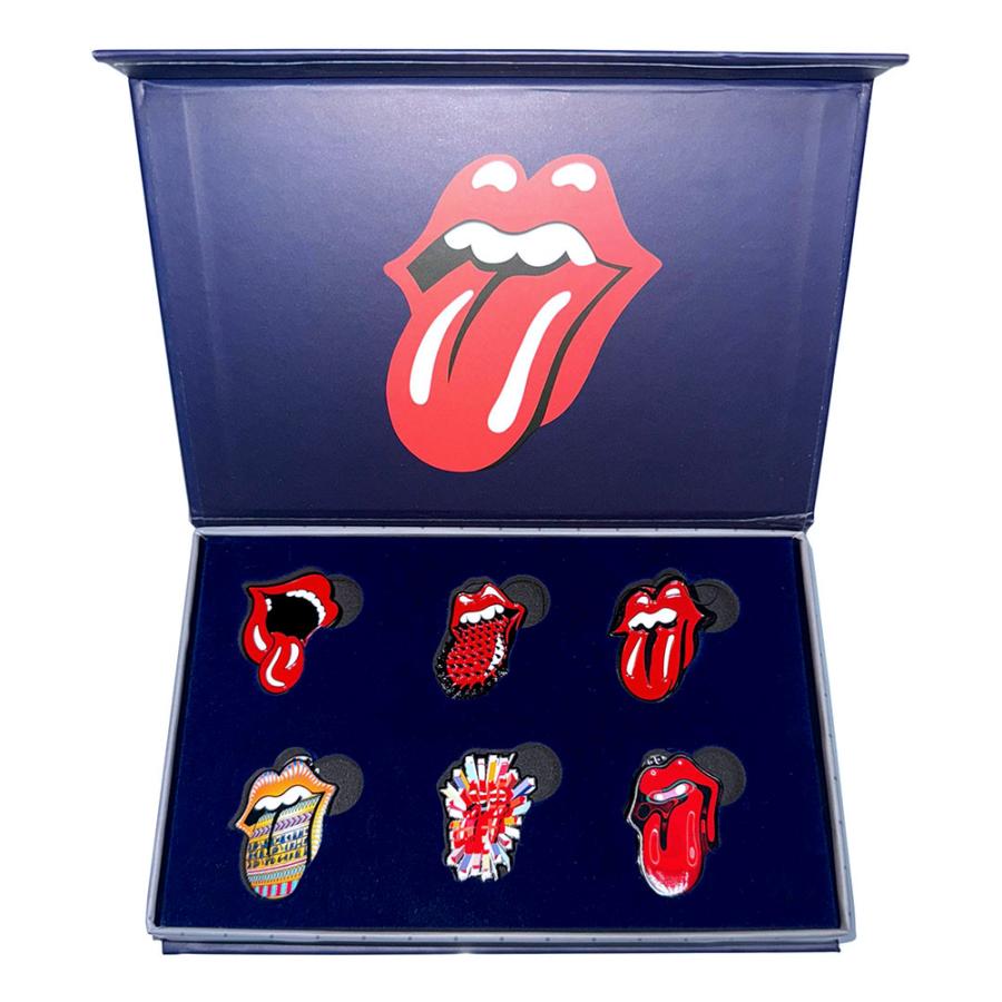 The Rolling Stones / Tongues Evolution Pin Badge Set 1 - ザ