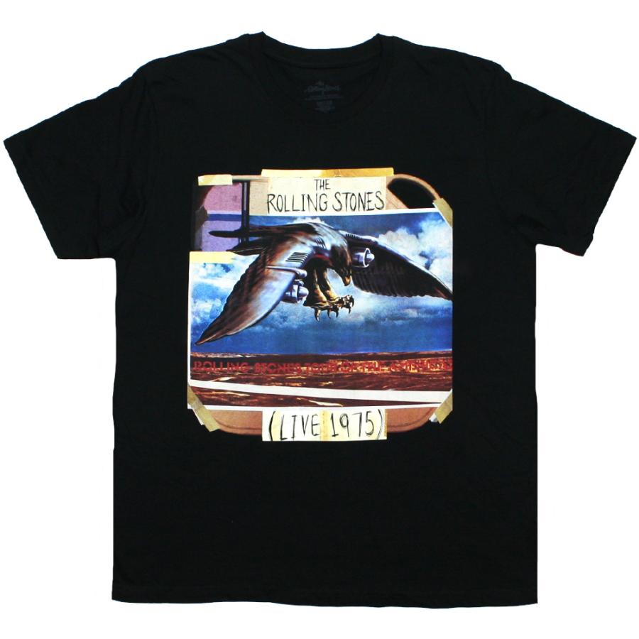 The Rolling Stones / L.A. Friday Live 1975 Tee (Black) - ザ